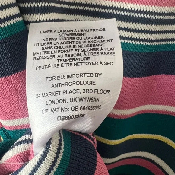 Maeve by Anthropologie Lana Striped Pencil Midi Skirt Size Small EUC - Picture 8 of 8